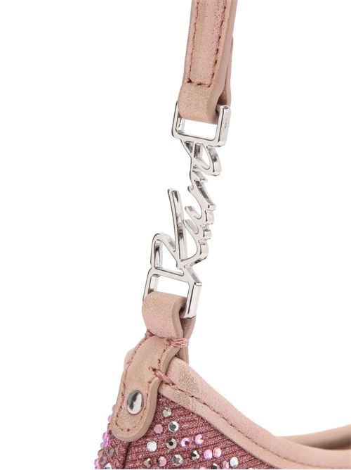 Borsa donna Kurt Geiger London tracollina rosa con strass KURT GEIGER London | 5586057609.